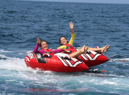 girls tubing