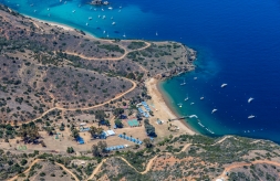 camp aerial view