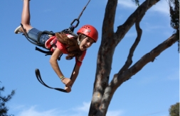 teen flying through air